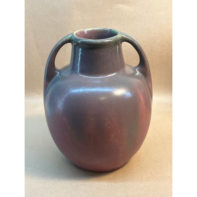 Art Deco Fulper VaseCraft Two Handled Vase 1916 #643 For Sale - Image 3 of 7