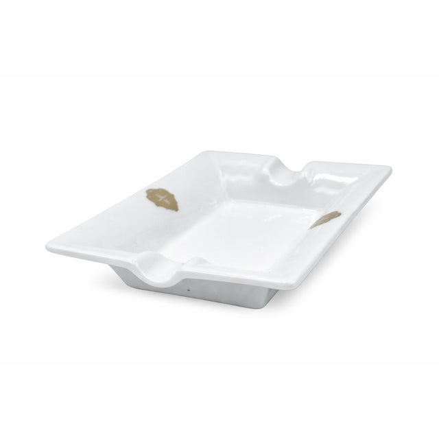 Contemporary Vintage Hotel Principe Di Savoia Milan Italy Ashtray Catchall Dish For Sale - Image 3 of 9