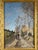 Traditional Antique Continental School Oil on Canvas Painting “Man and His Donkey on a Birch Lined Path” Unsigned C. Late 19th Century For Sale - Image 3 of 9