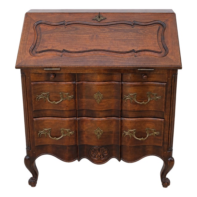 Vintage Louis XV Scriban Secretary, 1930s For Sale