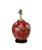 Hand-Painted Chinoiserie Red Porcelain Table Lamps - Pair For Sale - Image 4 of 11