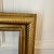 Bring classic charm to your art or photos with this vintage wooden frame, carefully refinished in a warm, antiqued gold....