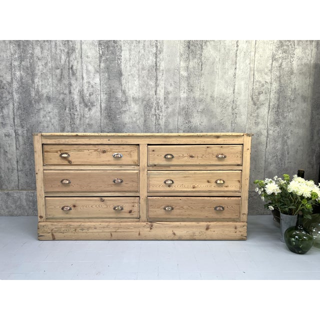 Hardware Store Sideboard with Drawers, 1920s For Sale - Image 13 of 13