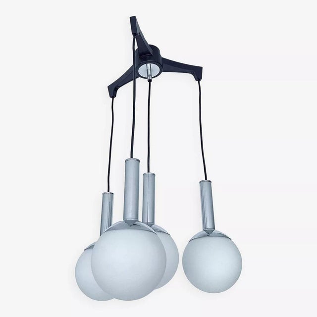 Vintage Space Age Pendant Light, 1970s For Sale - Image 10 of 18