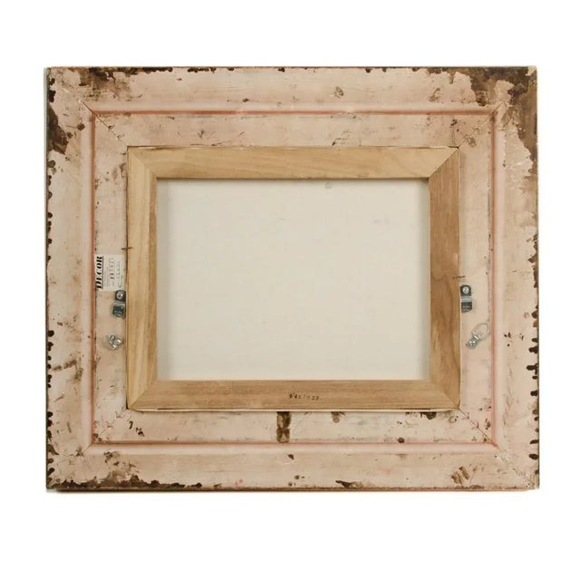 Gold "Seagulls on the Rocks" Coastal Oil Painting by Alison Hill, Framed For Sale - Image 8 of 9