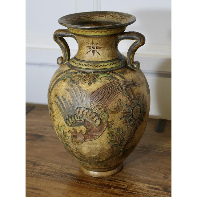 Vintage Italian Vase with Dragons, 1950s For Sale - Image 4 of 8