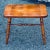 Mid 20th Century 1950's Solid Maple Windsor Bench or Low Stool With Turned Legs & Shaped Seat For Sale - Image 5 of 10