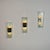 Triple Glass Wall Sconces in Thick Structural Glass from Gallotti & Radice, 1970s, Set of 3 For Sale - Image 6 of 18