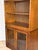 1970s Vintage Chinoiserie Coastal Faux Rattan Bookshelf Cabinet For Sale - Image 5 of 11