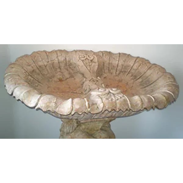 Mid 20th Century Italian Still Fountain Depicting Poseidon and Amphitrite- Soapstone For Sale - Image 5 of 10