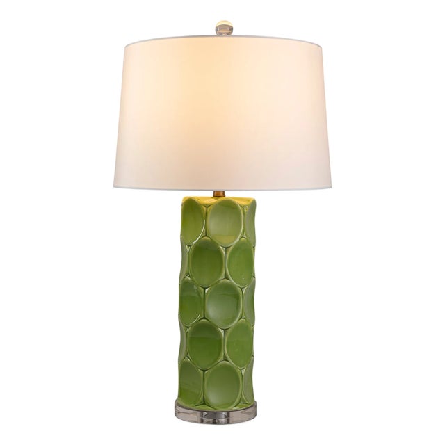 Le Cercle Green Lamp For Sale