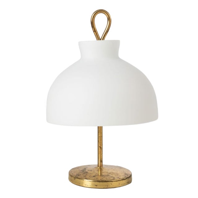 Vintage LTA3 Arenzano Small Model Table Lamp in Brass by Ignazio Gardella for Azucena, 1950s For Sale