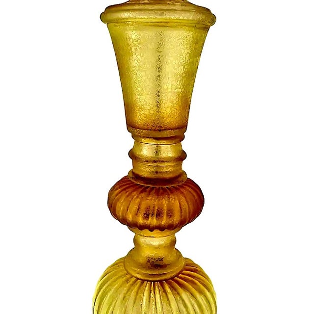 1960s Venetian Glass Table Lamp by Seguso for Marlbro Lamp Company For Sale In San Francisco - Image 6 of 7