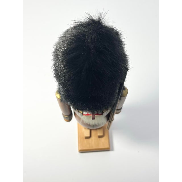 Wood Christian Ulbricht-Style Old World Christmas Wooden Solider Rifle Nutcracker For Sale - Image 7 of 8