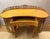 Art Nouveau Ladies Writing Desk in Oak and Rattan with Vitrine Cabinets, 1910 For Sale - Image 4 of 10
