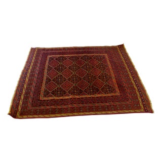 Vintage Traditional Pattern Wool Rug, 1920s For Sale