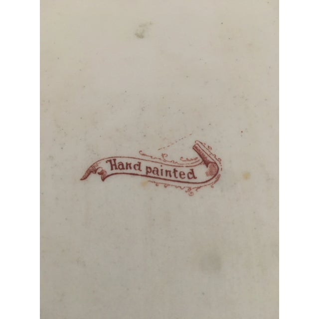 1920s Hand Painted Embossed Gold Lotus Dresser Tray Vienna For Sale - Image 5 of 10