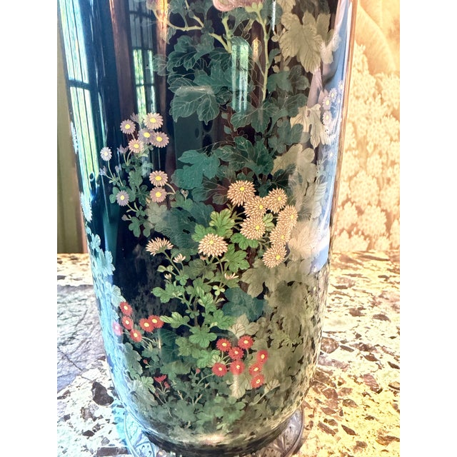 Hayashi Tanigoro Japanese Cloisonne Vase For Sale - Image 10 of 12