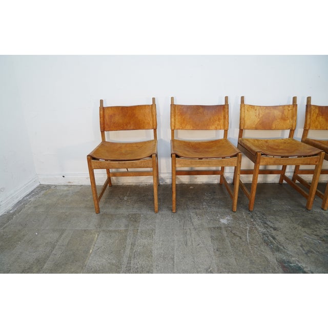 Mid-Century Modern 1960s Set of 4 Kurt Ostervig Dining Chairs For Sale - Image 3 of 12