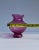 Cranberry Red Optic Art Glass Flower Vase Vintage Mid 20th Century by Pilgrim For Sale - Image 6 of 9