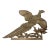 Mid Century Cast Aluminum Goldtone Flying Pheasant Wall Sculpture For Sale