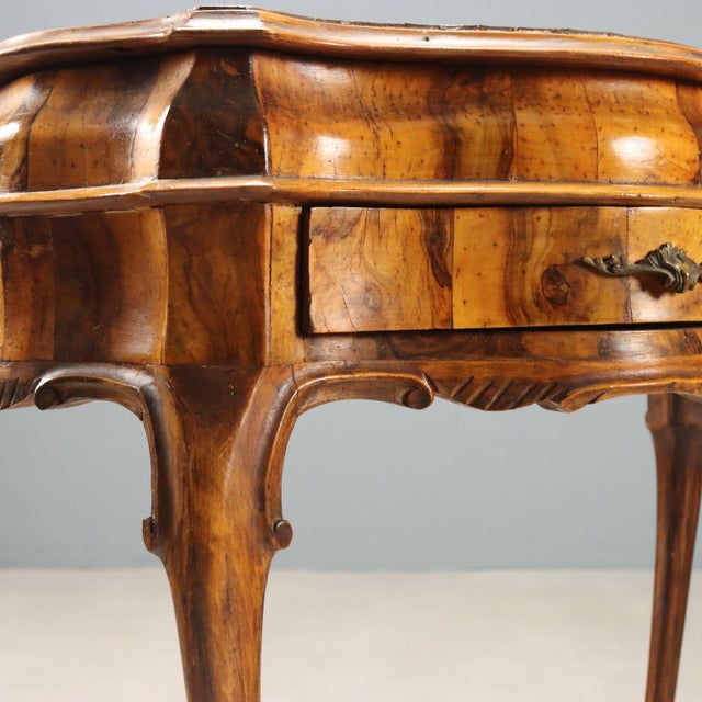 Barocchetto Style Walnut Nightstands, Set of 2 For Sale - Image 9 of 14