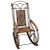 Wood Italian Antique Rocking Chair For Sale - Image 7 of 7