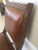 English Nancy Corzine Walnut Leather Chair For Sale - Image 3 of 4