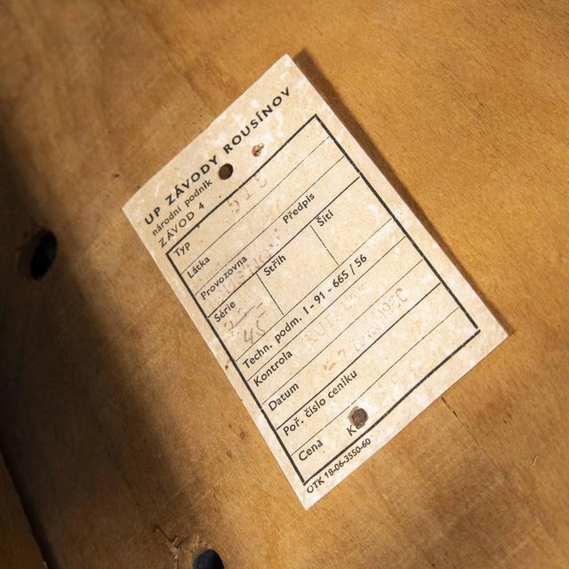 1960’s Pair Of Upholstered Dining Chairs – Oswald Haerdtl. These chairs were produced by the famous Czech firm Ton, still...