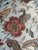 G P & J Baker Indienne Flower Red/Teal Linen Fabric 7 7/8 Yards INDIENNE FLOWER RED/TEAL Fabric Collection CASPIAN Width...