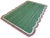 Casa Cosima Handmade Cotton Scalloped Rug, Green with Cream and Raspberry Border - 10'x14' For Sale - Image 4 of 9