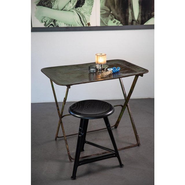 Metal Bistro Table, 1930s For Sale - Image 9 of 9