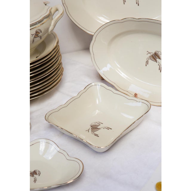 Swedish Dinner Service in Porcelain, Set of 42 For Sale - Image 11 of 14