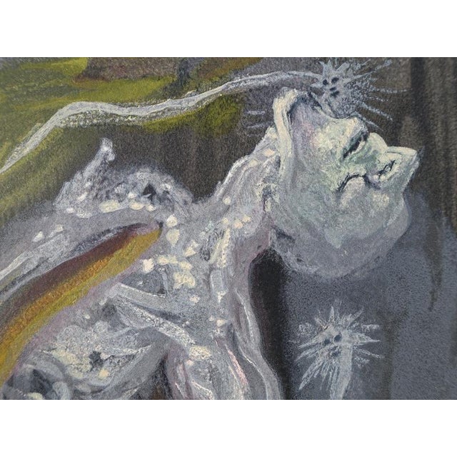 Modern Salvador Dali, The Furies, Woodcut For Sale - Image 3 of 5