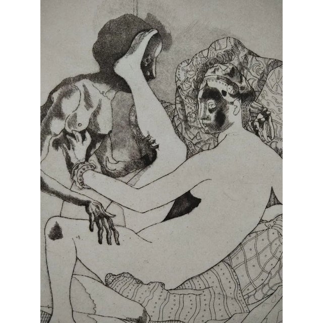 Modern Jorge Castillo, Composition, 1973, Engraving For Sale - Image 3 of 7