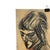 Vintage Charcoal Portrait Drawing of a Woman on Paper, Modern Figurative Artwork. For Sale - Image 4 of 10