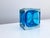 Blue Sommerso Murano Glass Ashtray attributed to Flavio Poli for Seguso, 1970s For Sale - Image 8 of 11