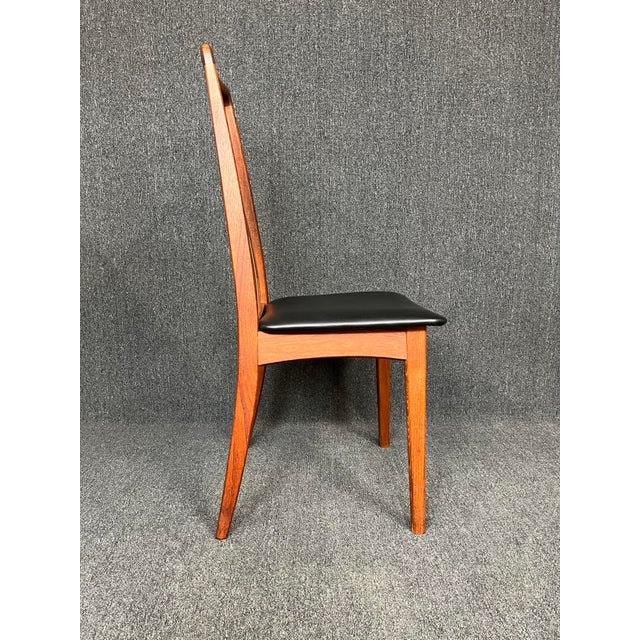 Wood 1960s Vintage Mid Century Danish Teak Dining Chairs by Anders Jensen - Set of 5 For Sale - Image 7 of 9