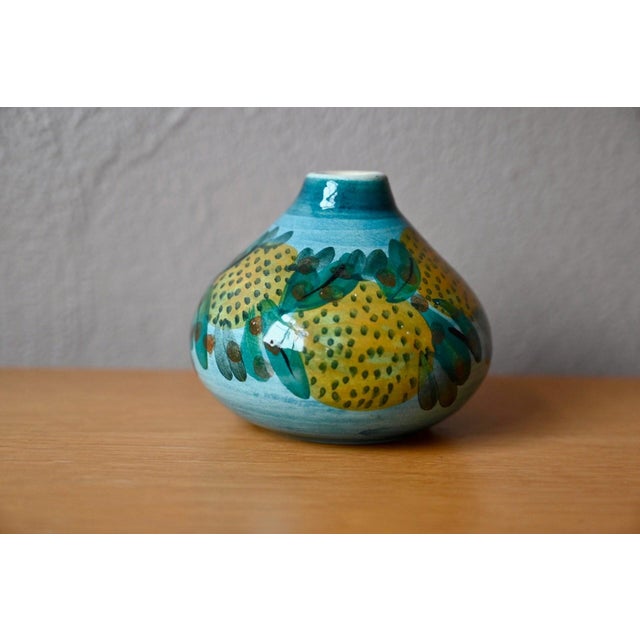 Handcrafted Ceramic Ball Vase from Corfu Pottery, 1970s For Sale - Image 9 of 9