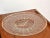 1950s 1950s Art Deco Jeanette Depression Glass Crystal Relish Dish Serving Platter 22k Gold Trim For Sale - Image 5 of 12