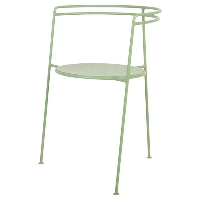 Metal Sea Green Point Chair by OK Design For Sale - Image 7 of 7