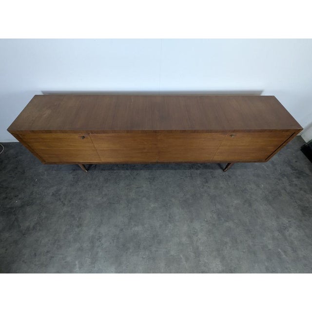 Modern Large Modernist Teak Sideboard For Sale - Image 3 of 12