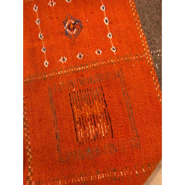Berber Medium Rug Tribal Handwoven Wool 100% Organic Dye For Sale - Image 9 of 9