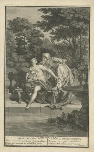 Susanna Resisteth the Temptation of the Two Judges, 1728, Paper