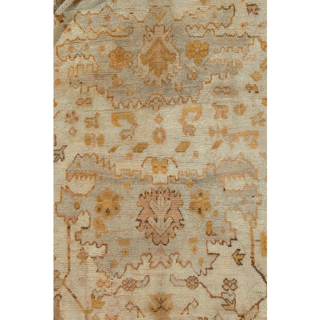 Antique Turkish Oushak Rug 11'5 X 13'2 For Sale - Image 11 of 14