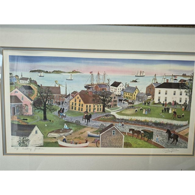 Will Moses original lithograph limited edition print 353/500 of "Wedding Picture"the edition was a one time edition of...