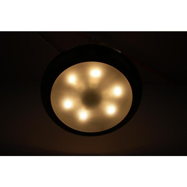 Art Deco UFO Pendant Light by Josef Hůrka for Napako, 1930s For Sale - Image 14 of 18