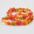 1980s Bakelite and Lucite Long Necklace Sunny Yellow and Orange Colors For Sale - Image 5 of 15