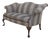 Southwood Queen Anne Mahogany Camelback Loveseat For Sale