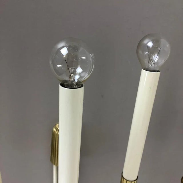 1950s Brass Wall Lights from Vereinigte Werkstätten München, Germany, 1950s, Set of 2 For Sale - Image 5 of 18